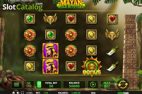 Skärmdump2. Mayan Wild Mystery slot