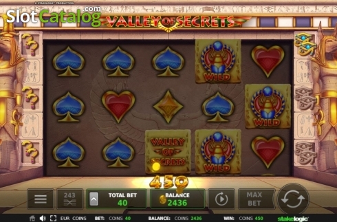 Respin Feature 2. Valley of Secrets slot