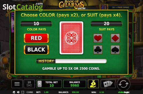 Gamble. Book of Charms (StakeLogic) slot