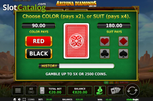 Gamble. Arizona Diamonds slot