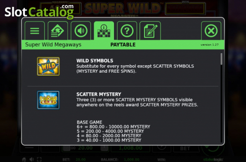 Captura de tela9. Super Wild Megaways slot