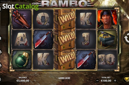 Скрин3. Rambo (StakeLogic) (Рембо) слот