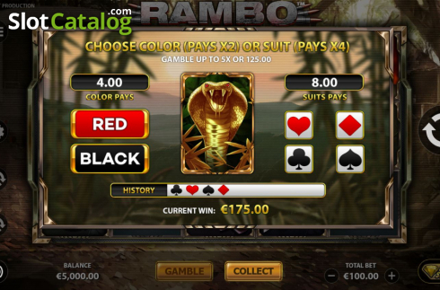 Скрин6. Rambo (StakeLogic) (Рембо) слот