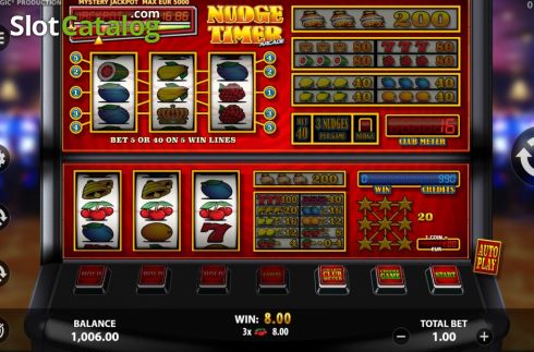 Win Screen 1. Nudge Timer Arcade slot