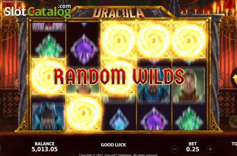 Bildschirm5. Dracula (Stakelogic) slot