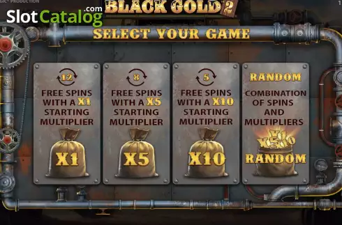 Ekran8. Black Gold 2 Megaways yuvası