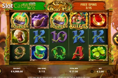 Free Spins 2. Lucky Gold Pot slot