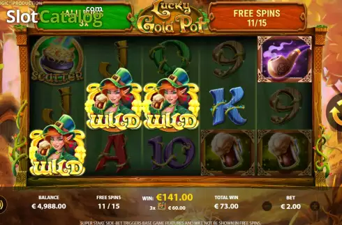 Free Spins 3. Lucky Gold Pot slot