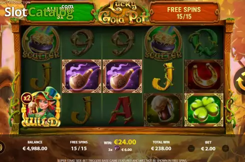 Free Spins 4. Lucky Gold Pot slot