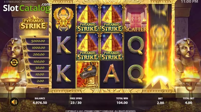 Видео игровой автомат Pyramid Strike