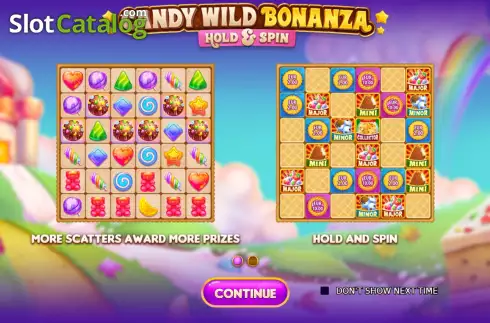 Start Screen 1. Candy Wild Bonanza slot