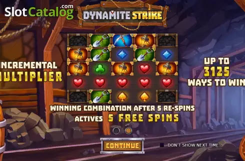 Bildschirm2. Dynamite Strike slot