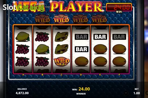 Win Screen 4. Mega Player slot
