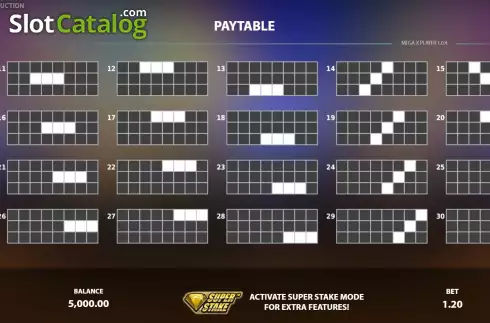 Pantalla9. Mega X Player Tragamonedas 