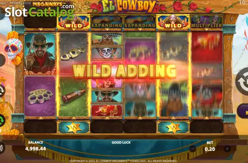 Captura de tela4. El Cowboy Megaways slot