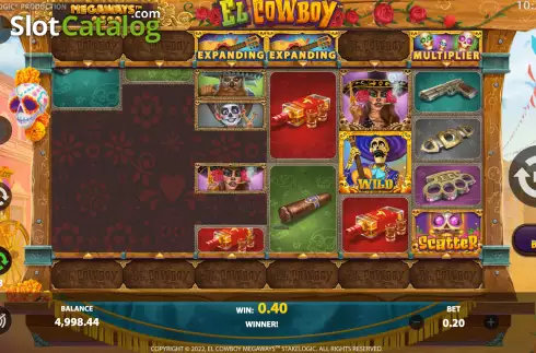 Bildschirm5. El Cowboy Megaways slot
