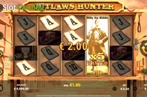 Schermo5. Outlaws Hunter slot