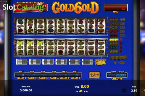 画面4. Gold6Old カジノスロット