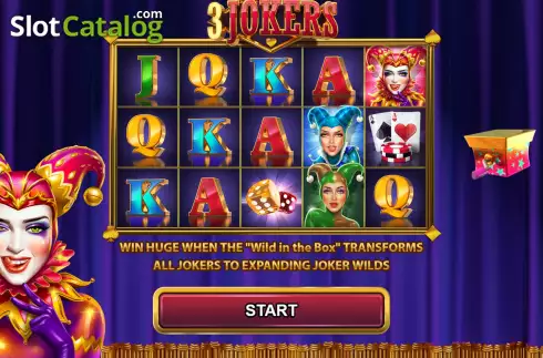 画面2. 3 Jokers カジノスロット