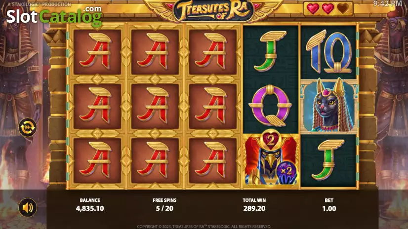 Video Treasures of Ra Slot