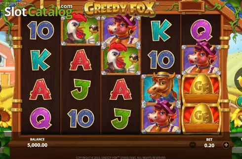 Skärmdump3. Greedy Fox slot
