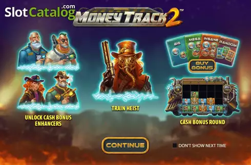 Bildschirm2. Money Track 2 slot