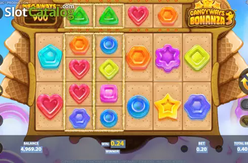 Bildschirm4. Candyways Bonanza 3 slot