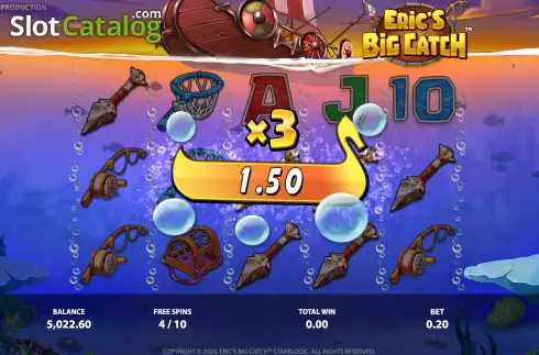 Free Spins 4. Eric's Big Catch slot