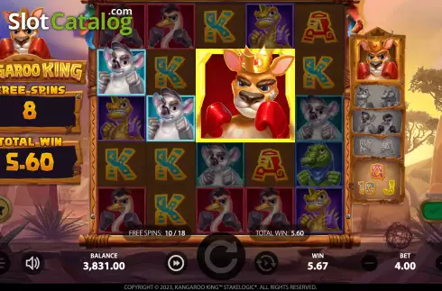 Skärmdump8. Kangaroo King slot
