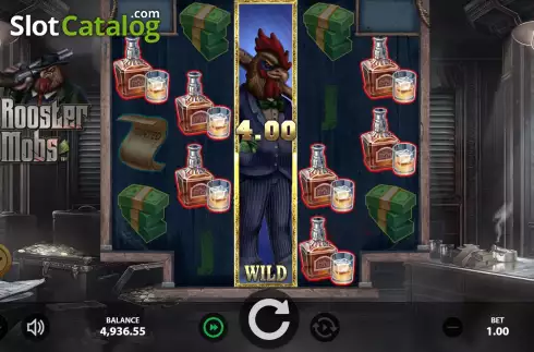 Bonus Gameplay Screen 2. Rooster Mobs slot