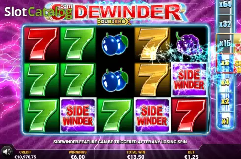 Respins Win Screen 3. Sidewinder DoubleMax slot