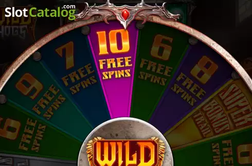 Bonus Wheel Win Screen 2. Wild Hogs slot