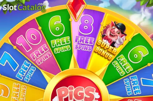 Bonus Wheel Win Screen 2. PigsVille slot