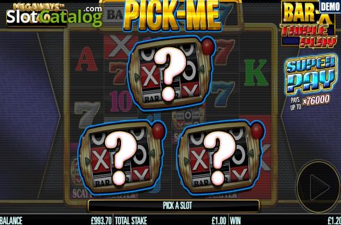 Bonus Game 1. Bar-X Triple Play Megaways slot