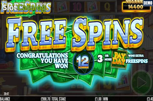 Free Spins 1. Payday Megaways slot