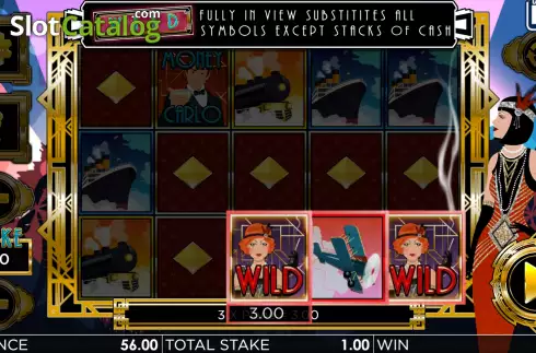 Win screen. Money Carlo (Storm Gaming) slot