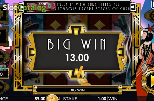 Big Win screen. Money Carlo (Storm Gaming) slot