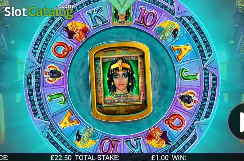 Bonus / Free Spins Game screen. Legend of Osiris slot