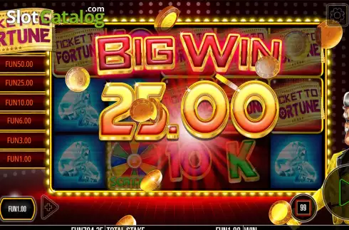 Win Screen 2. Ticket to Fortune slot