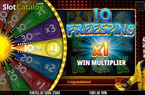 Free Spins Win Screen 4. Ticket to Fortune slot