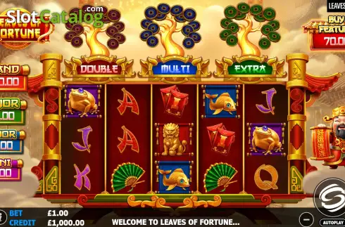 Ekran2. Leaves of Fortune yuvası