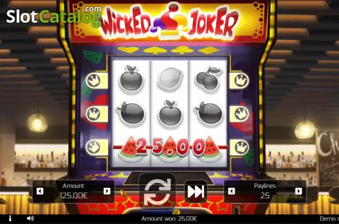 Win screen 2. Wicked Joker slot