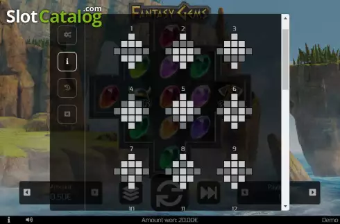 Bildschirm7. Fantasy Gems slot