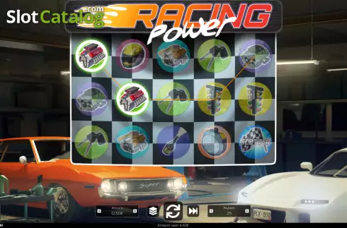 Win screen 2. Racing Power slot