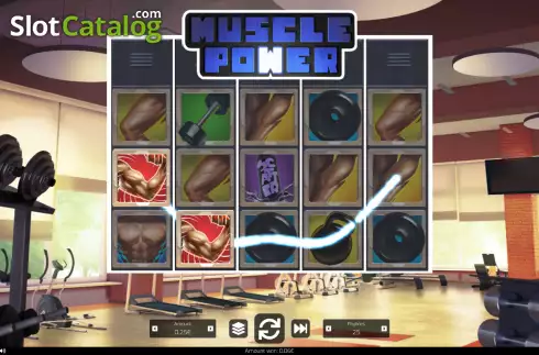 画面4. Muscle Power カジノスロット