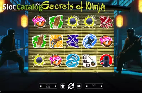 Bildschirm2. Secrets of Ninja slot