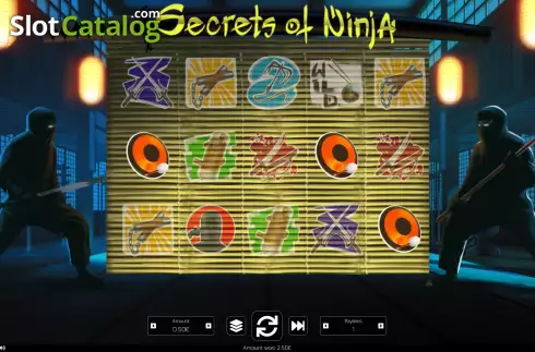 Bildschirm3. Secrets of Ninja slot