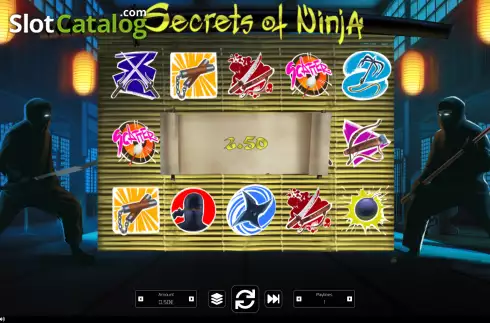 Bildschirm4. Secrets of Ninja slot
