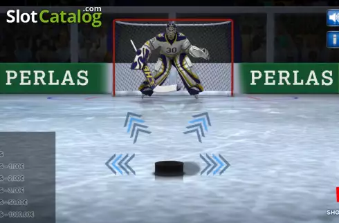 Game Screen. Hockey slot