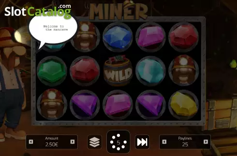 3 Scatter Win Screen. Miner slot